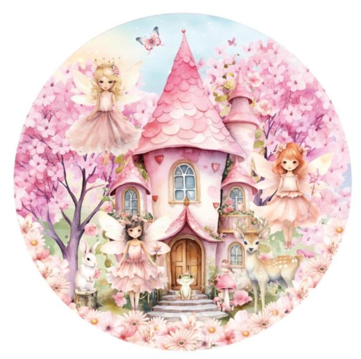 Muursticker Cirkel Elfjes Dorp Designed4kids, Kinderen en Baby's, Kinderkamer | Inrichting en Decoratie, Nieuw, Wanddecoratie