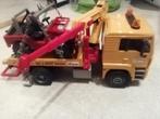 Bruder brandweerauto en  Bruder ophaalservice auto, Ophalen, Zo goed als nieuw