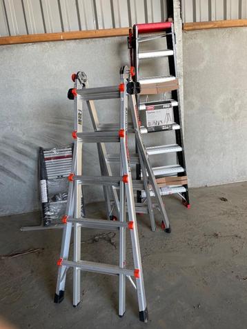 Diverse Altrex ladders van faillissement (buiten kansje)