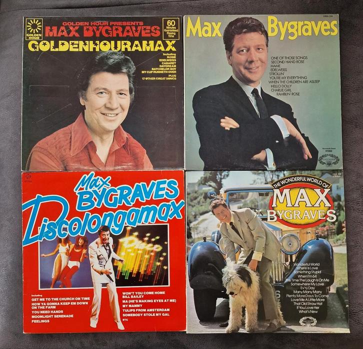 Max Bygraves Vinyl LP Lot - 4 Albums, Cd's en Dvd's, Cd's | Overige Cd's, Gebruikt, Ophalen of Verzenden