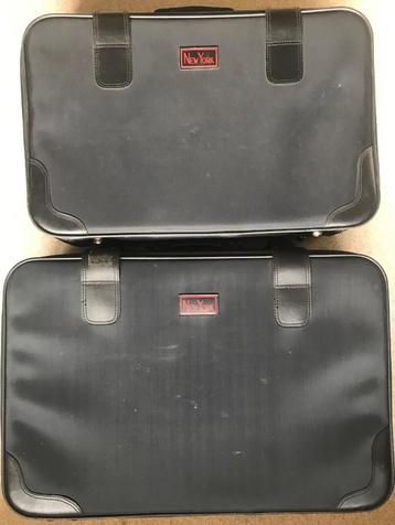 2 x koffer - zwart beschikbaar voor biedingen