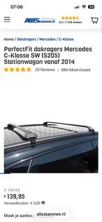 Mercedes c klasse dakdragers, Ophalen of Verzenden, Zo goed als nieuw