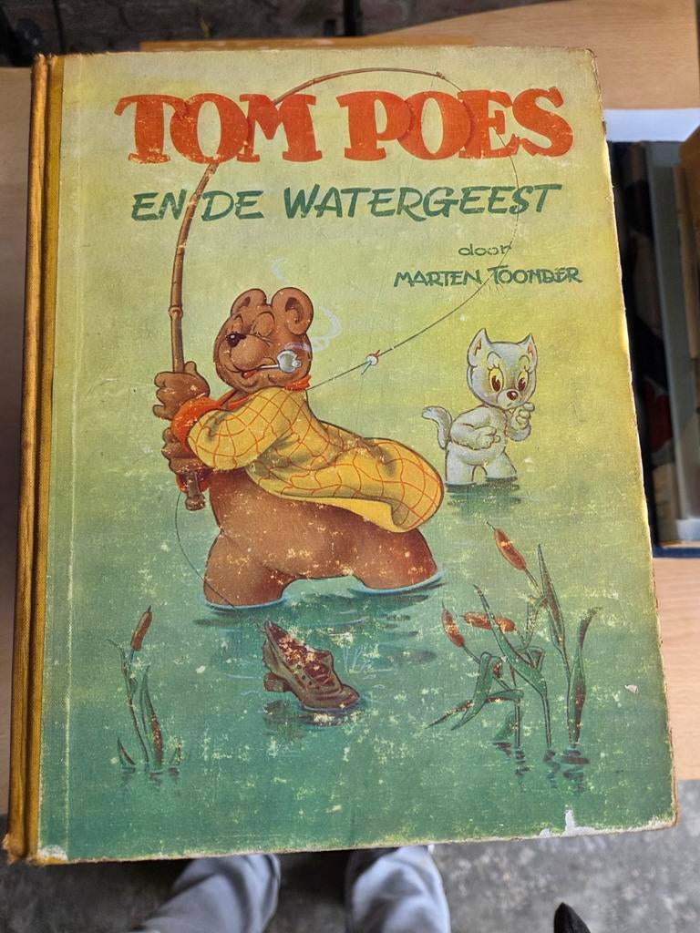 Tom Poes en de Watergeest - 1950, Oude Druk, Harde Cover, Boeken, Kinderboeken | Jeugd | onder 10 jaar, Gelezen, Fictie algemeen