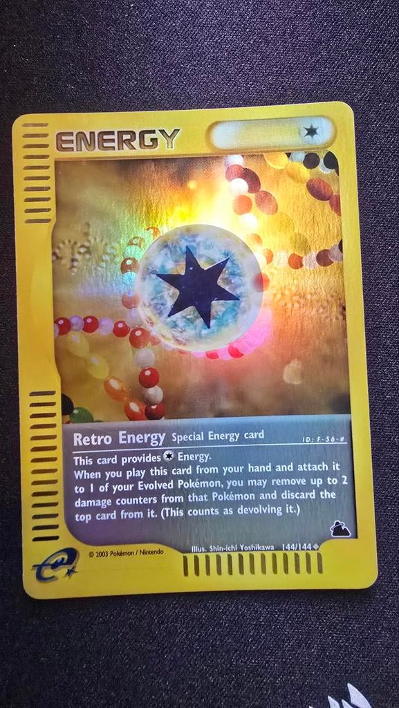 Retro energy 144 skyridge reverse holo, Ophalen of Verzenden, Zo goed als nieuw