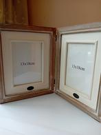 2 x houten openklapbare fotolijsten, Ophalen of Verzenden