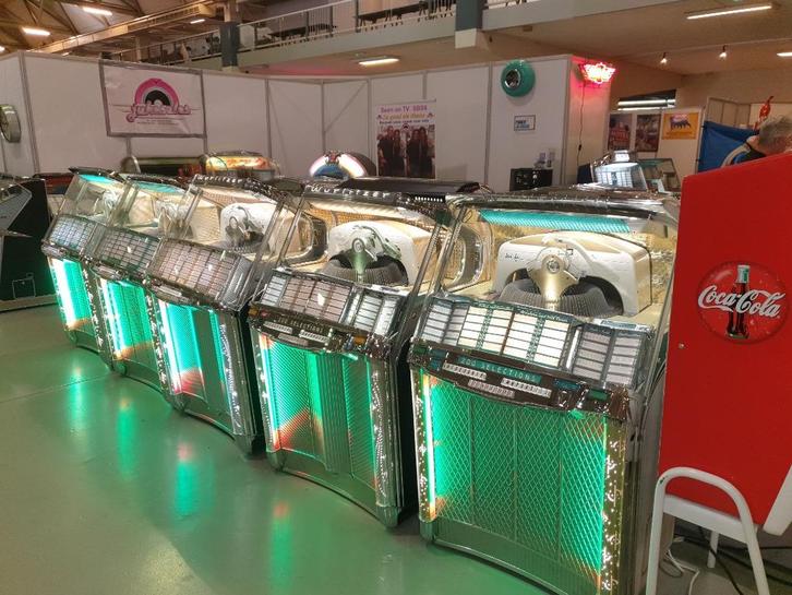 Wurlitzer 1900  3 jaar garantie, Verzamelen, Automaten | Jukeboxen, Zo goed als nieuw, Wurlitzer, Voor 1950, Met singles, Ophalen