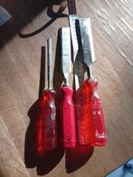 3 Nooitgedagt houtbeitels, Antiek en Kunst, Antiek | Gereedschap en Instrumenten, Ophalen of Verzenden