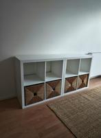 Ikea Kallax Kast met Manden, Ophalen, Met plank(en), Kunststof, 100 tot 150 cm