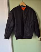 Reclamed Vintage oversized bomberjack. Unisex. Maat XS, Kleding | Heren, Jassen | Winter, Verzenden, Zwart, Zo goed als nieuw