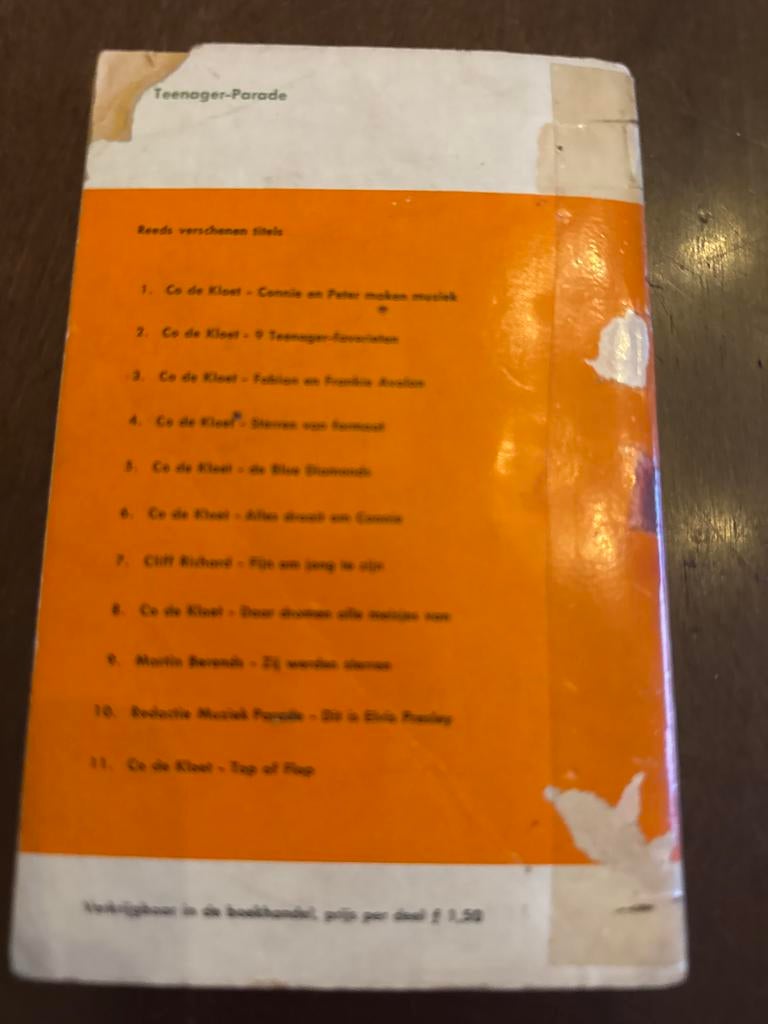 Cliff Richard - Teenager Parade -boekje, Boeken, Ophalen of Verzenden, Gelezen, Artiest