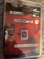 EMTEC 4GB SD Card - Nieuw in verpakking, Audio, Tv en Foto, Fotografie | Geheugenkaarten, SD, EMTEC, Nieuw, Ophalen of Verzenden