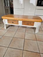 Gepimpte eiken salontafel - onverstaanbaar!, Huis en Inrichting, Tafels | Salontafels, Ophalen, Gebruikt, 100 tot 150 cm, Eikenhout