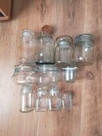 11 Glazen Weckpotten - Diverse Maten, Ophalen, Zo goed als nieuw