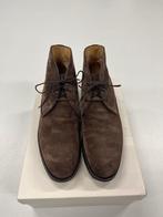 Santoni suede schoenen / veterboots mt 42,5, Bruin, Boots, Ophalen of Verzenden, Santoni
