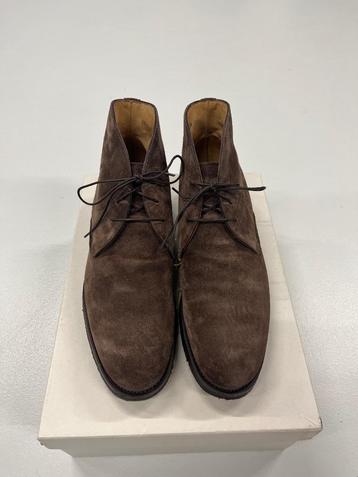 Santoni suede schoenen / veterboots mt 42,5 beschikbaar voor biedingen