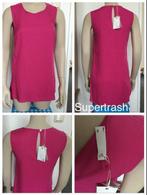 Nieuw Supertrash top tuniek fuchsia roze hemd open rug 36 S, Nieuw, Supertrash, Zonder mouw, Ophalen of Verzenden