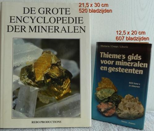 Grote encyclopedie mineralen en Thieme's gids voor minerale, Verzamelen, Mineralen en Fossielen, Mineraal, Ophalen of Verzenden