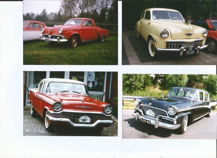 12 echte foto's Studebaker, Verzamelen, Automerken, Motoren en Formule 1, Zo goed als nieuw, Auto's, Verzenden