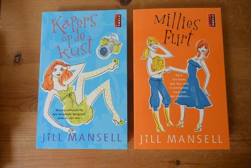2x Jill Mansell Millies flirt + Kapers op de kust, Boeken, Chicklit, Zo goed als nieuw, Ophalen of Verzenden
