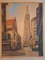 Kleurets Johan Scherft - Utrecht Domtoren, Ophalen of Verzenden