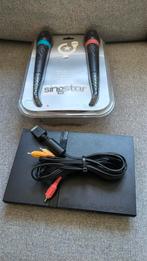 Ps2 slim met nieuwe original singstar microphones, Spelcomputers en Games, Spelcomputers | Sony PlayStation 2, Ophalen, Zo goed als nieuw