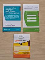 3 plaatsbewijzen van Arriva Vervoermaatschappij, Ophalen of Verzenden, Trein