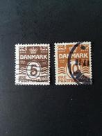 Denemarken golven 1921-30  gestempeld, Ophalen of Verzenden, Denemarken, Gestempeld