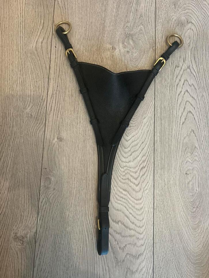 Dichte martigaal / borsttuig vork DY’ON, Dieren en Toebehoren, Paarden en Pony's | Hoofdstellen en Tuigage, Zo goed als nieuw