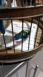 te koop pratende papegaai met koperen kooi met batterijen, Ophalen, Info@hulleman-zn.nl, 7396 bh terwolde, Hulleman