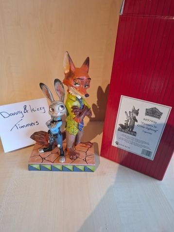 jim shore traditions judy & nick zootopia 4057956 beschikbaar voor biedingen