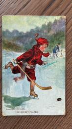 Kinderkasrt, De (ijs) hockey speler. 1908, Ophalen of Verzenden, Voor 1920, Gelopen, Overige thema's