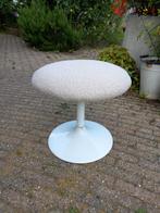 Retro tulip kruk met teddy stof, Ophalen, Huis en Inrichting