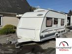 Beyerland 450 tf voortent super nette caravan, Caravans en Kamperen, Rondzit, Bedrijf, Reservewiel, 6 tot 7 meter