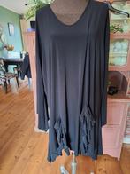 Tuniek 56 58 zwart Magna roesjes, Kleding | Dames, Grote Maten, Ophalen of Verzenden, Gedragen, Zwart, Blouse of Tuniek
