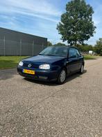 Volkswagen Golf 2.0 Cabriolet cabrio 85KW 2001 Blauw, Auto's, Volkswagen, 4 cilinders, Origineel Nederlands, Handgeschakeld, 115 pk