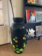 Vloervaas papier-maché 71cm hoog, Huis en Inrichting, Ophalen, Overige materialen, Zwart, Zo goed als nieuw