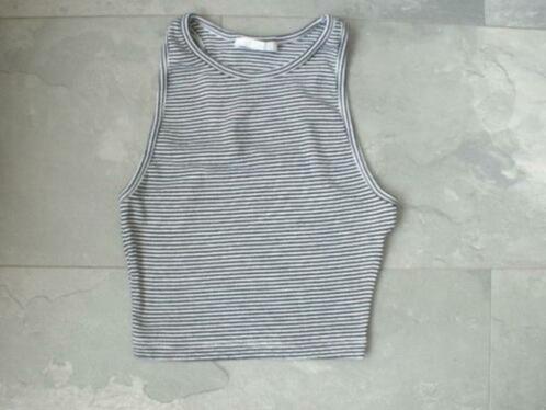 ZARA topje, maat S (qwe, Kleding | Dames, Tops, Zo goed als nieuw, Maat 36 (S), Grijs, Zonder mouw, Ophalen of Verzenden