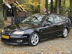 Saab 9-3 Sport Estate 2.8 V6 T Aero Hirsch Motor 190 DKM!, Auto's, Voorwielaandrijving, Gebruikt, Zwart, Navigatiesysteem