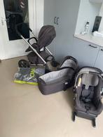 Nuna Mixx kinderwagen met Isofix base, 0 t/m 18 kg, Verstelbare rugleuning, Zo goed als nieuw, Isofix