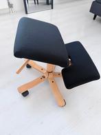 Stokke ergonomische kniestoel, Huis en Inrichting, Bureaustoelen, Ophalen, Zwart, Zo goed als nieuw, Bureaukruk