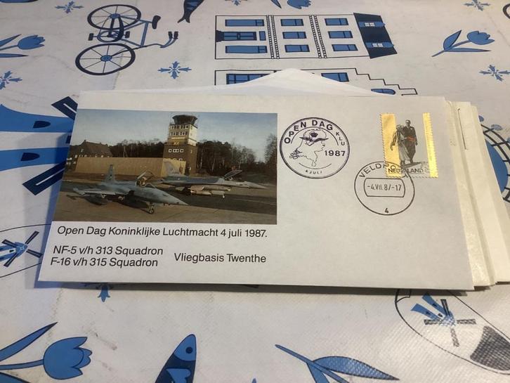 No4005 Veldpost open dag Vliegbasis Twente 4-7-1987 Heb ook, Postzegels en Munten, Postzegels | Eerstedagenveloppen, Onbeschreven