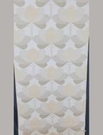 6947 Gestileerde lotusbloemen behang vintage swiet, Huis en Inrichting, Ophalen of Verzenden, 75 m² of meer, Beige