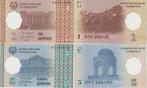 TADJIKISTAN 1999 1,5 diram #10-11 UNC, Postzegels en Munten, Bankbiljetten | Azië, Centraal-Azië, Verzenden