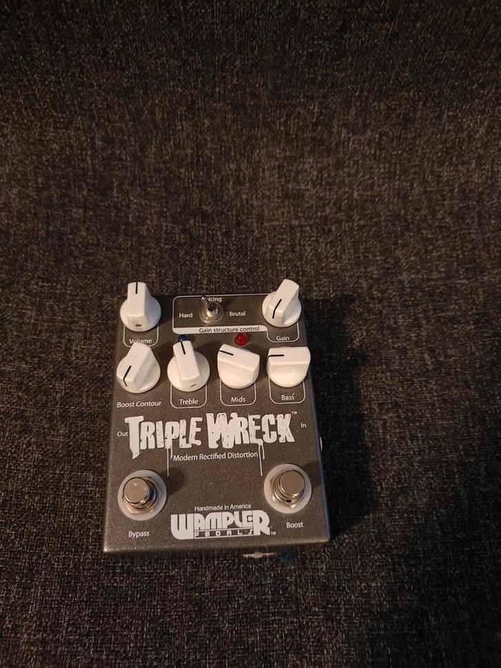 Wampler Triple Wreck, Muziek en Instrumenten, Effecten, Zo goed als nieuw, Ophalen of Verzenden
