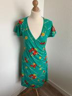 King Louie maat M groene crossdress jurk 500, Kleding | Dames, Maat 38/40 (M), Ophalen of Verzenden, Zo goed als nieuw, Knielengte