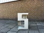 Bijzettafel zand creme kleurig, Huis en Inrichting, Tafels | Bijzettafels, 45 tot 60 cm, Minder dan 55 cm, Metaal of Aluminium