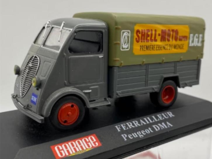 Peugeot DMA SHELL schaal 1/43 serie GARAGE MODERNE # 7, Hobby en Vrije tijd, Modelauto's | 1:43, Nieuw, Bus of Vrachtwagen, Overige merken