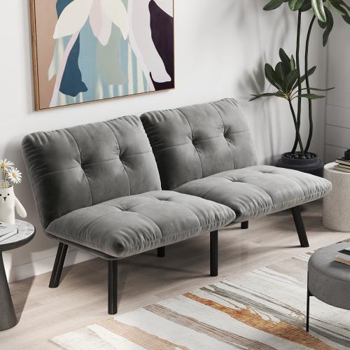 Grijze Eenpersoons Sofa - Modern Design, Huis en Inrichting, Banken | Sofa's en Chaises Longues, Nieuw, Eenpersoons, Minder dan 150 cm