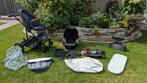 Sleeworld kinderwagen, reiswieg, buggy,  autostoel, isofix, Ophalen, Gebruikt, Overige merken, Verstelbare duwstang