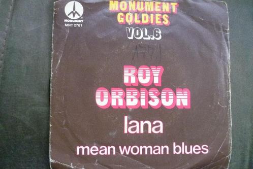 roy orbison - lana  / mean woman blues, Cd's en Dvd's, Vinyl Singles, Gebruikt, Single, Overige genres, 7 inch, Ophalen of Verzenden
